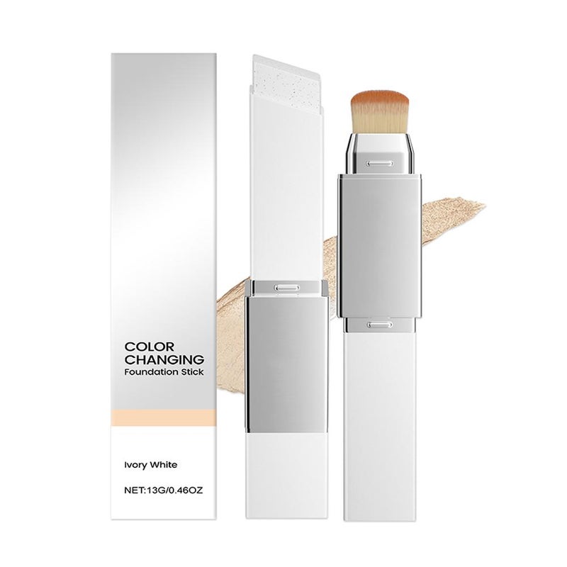 2-in-1 Color-Changing Foundation Stick. Lightweight, moisturizing, matte, sheer, and natural finish. AMZ-A01-0020-01 SMT Whitelist.